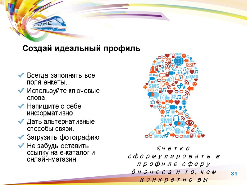 Всегда заполнять все поля анкеты. Используйте ключевые слова Напишите о себе информативно Дать альтернативные